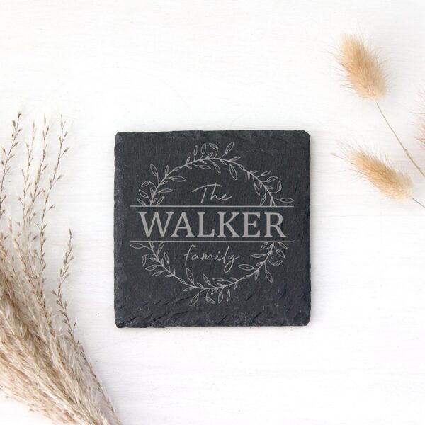 6pc Custom Slate Coasters