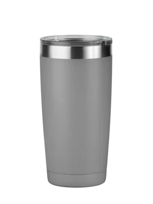 grey tumbler