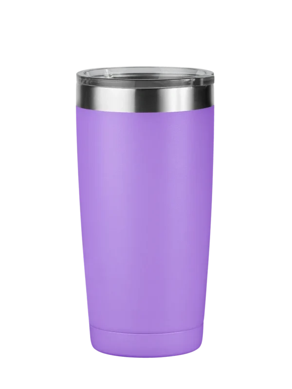 purple tumbler